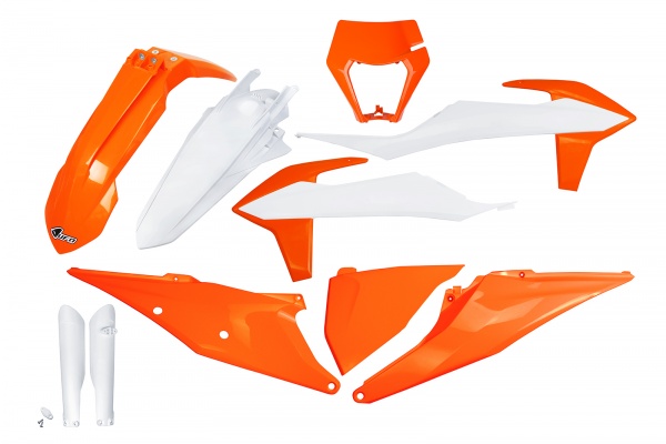 Full Plastic Kit OEM Color 23 for Ktm EXC 125 - EXC 150 - EXC 250 - EXC-F 250 - EXC 300 - EXC-F 350 - EXC-F 450 - EXC-F 500 ...